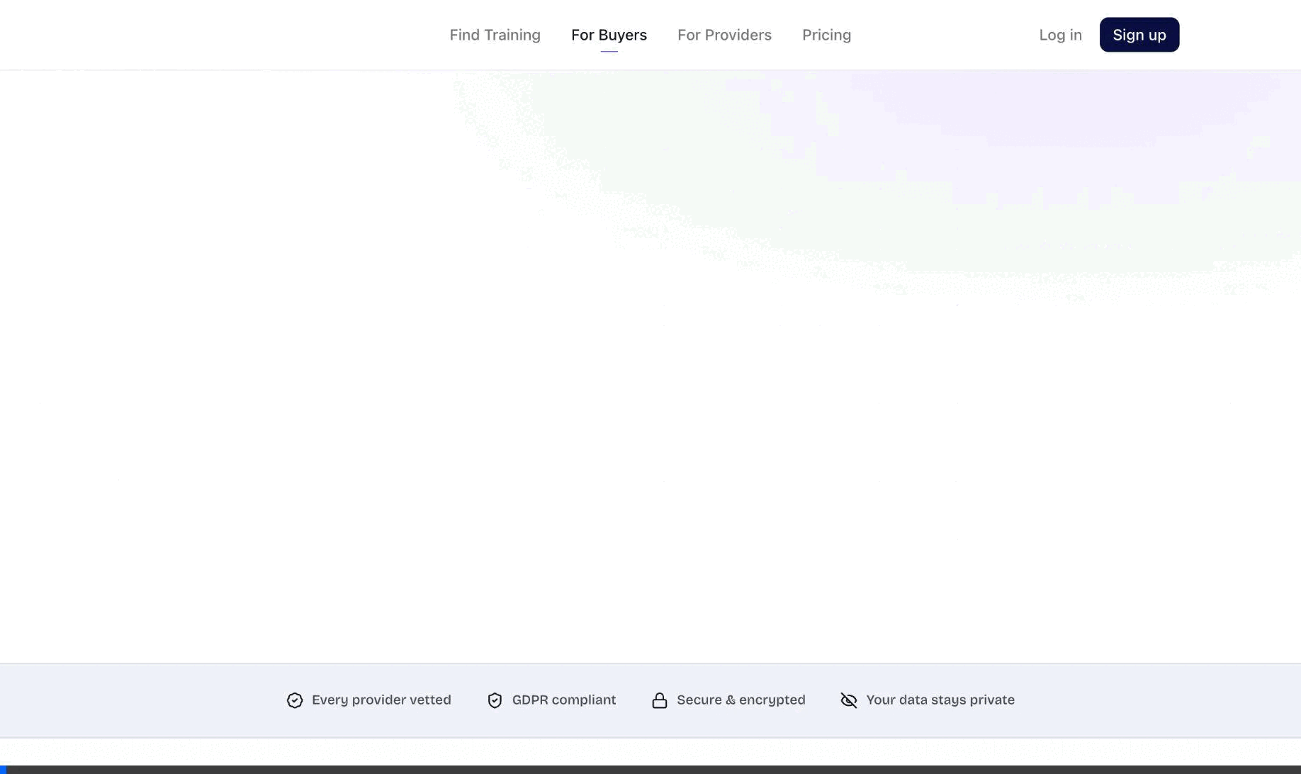 Speak to AI or post a training request